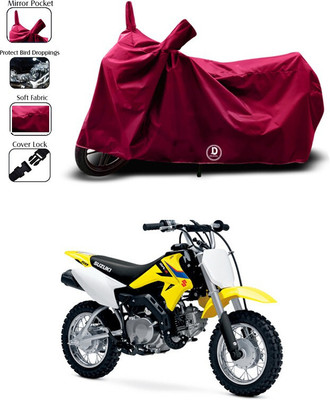 DeepShakshi AUTOMOTIVE Waterproof Two Wheeler Cover for Suzuki(DR-Z50, Maroon)