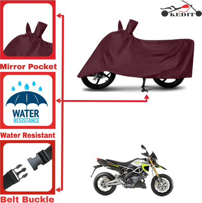 KEDIT Two Wheeler Cover for Aprilia(Dorsoduro 900, Maroon)