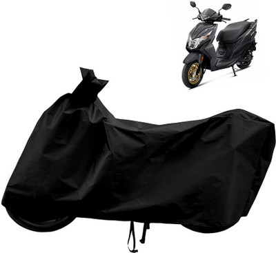 Horseyaart Waterproof Two Wheeler Cover for Honda(Dio, Black)