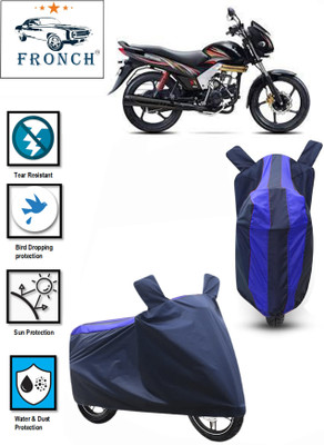 FRONCH Waterproof Two Wheeler Cover for Mahindra(Centuro, Blue)
