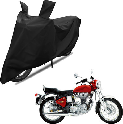 RiderShine Two Wheeler Cover for Royal Enfield(Electra 5S, Black)