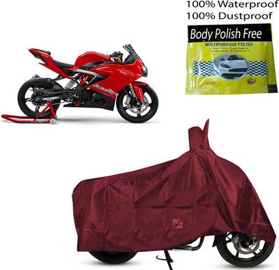 EGAL Waterproof Two Wheeler Cover for TVS(Apache RTR 310, Maroon)