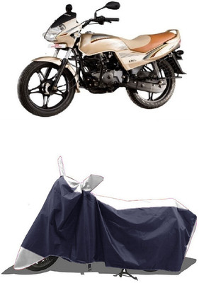 SUGASHRI Waterproof Two Wheeler Cover for LML(Freedom DX, White, Blue)