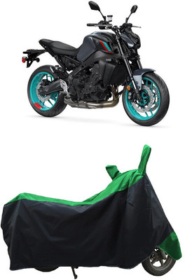 Coxtor Waterproof Two Wheeler Cover for Yamaha(MT 9, Green)