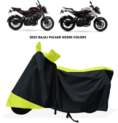 Tricway Two Wheeler Cover for Bajaj(Pulsar NS 200, Yellow)