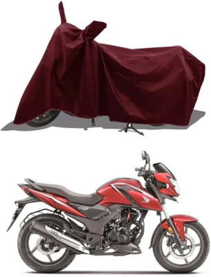 smwzxyu Waterproof Two Wheeler Cover for Honda(Maroon)