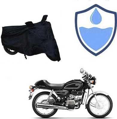 HYBRIDS COLLECTION Waterproof Two Wheeler Cover for Hero(Splendor Pro Classic, Black)