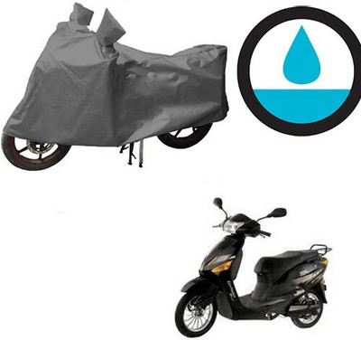 MMSSTAR Waterproof Two Wheeler Cover for Hero(Electric Zippy, Grey)