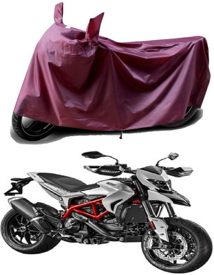 APNEK Waterproof Two Wheeler Cover for Ducati(Hypermotard 939, Maroon)