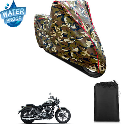 GOSHIV-car and bike accessories Waterproof Two Wheeler Cover for Royal Enfield(Meteor BS6, Yellow)