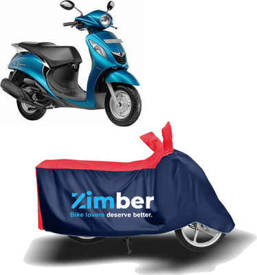 THE REAL ARV Two Wheeler Cover for Yamaha(Fascino, Red, Blue)