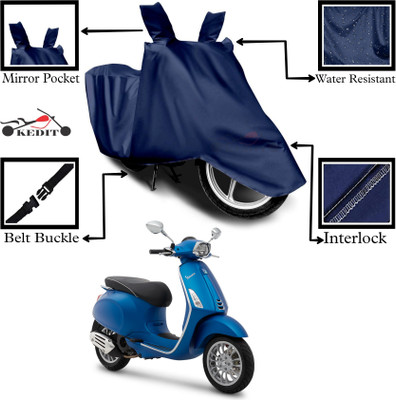 KEDIT Two Wheeler Cover for Universal For Bike(SXL 150 BS6, Blue)