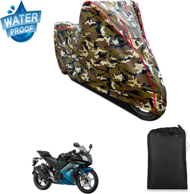 PAGORA Waterproof Two Wheeler Cover for Yamaha(YZF R15 Ver 2.0, Yellow)