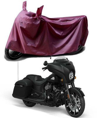 APNEK Waterproof Two Wheeler Cover for Indian(Chieftain, Maroon)