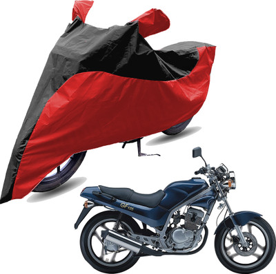RiderShine Two Wheeler Cover for Kinetic(GF 125, Red, Black)