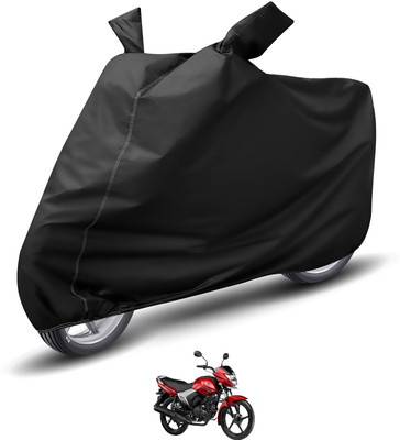 Auto Hub Waterproof Two Wheeler Cover for Yamaha(Saluto, Black)