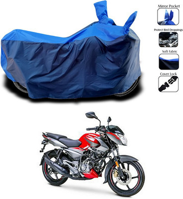 SEBONGO Waterproof Two Wheeler Cover for Bajaj(Pulsar 160 NS DTS-i, Blue)