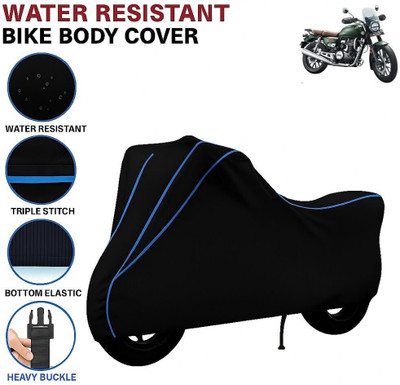 BigFly Waterproof Two Wheeler Cover for Honda(CB350RS, Black, Blue)