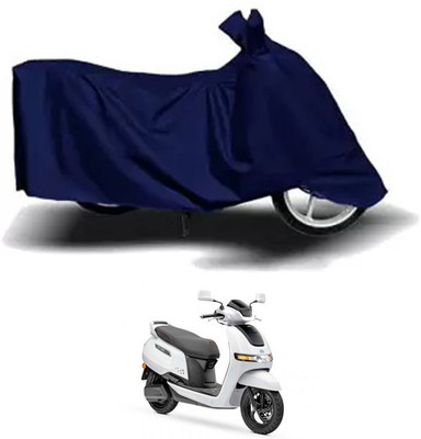 RONISH Waterproof Two Wheeler Cover for TVS(iQube, Blue)
