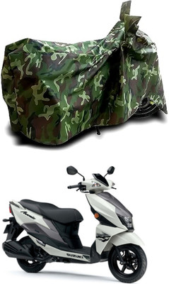 RONISH Waterproof Two Wheeler Cover for Suzuki(Avenis 125, Green)