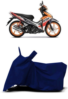 VESMEI Two Wheeler Cover for Honda(Blade 125, Blue)
