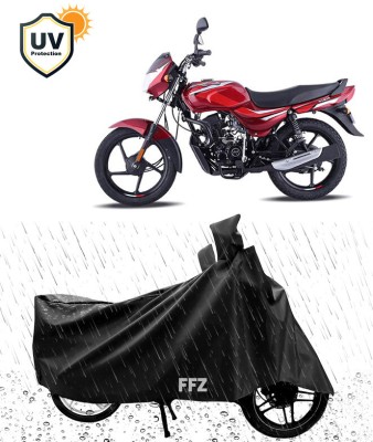 FFZ Waterproof Two Wheeler Cover for Bajaj(CT100, Black)