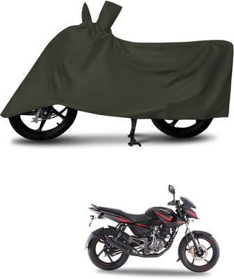 aosis Waterproof Two Wheeler Cover for Bajaj(Pulsar 135, Green)