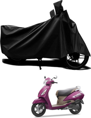 KEDIT Two Wheeler Cover for TVS(Jupiter Grande, Black)