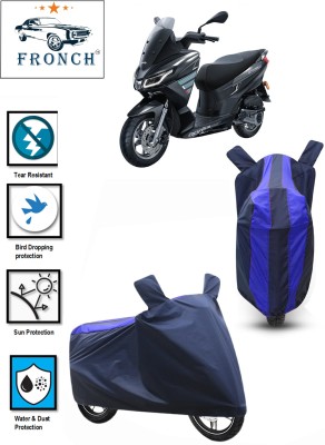 FRONCH Waterproof Two Wheeler Cover for Aprilia(SXR 160, Blue)