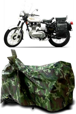 Autofly Waterproof Two Wheeler Cover for Royal Enfield(Machismo 500, Multicolor)