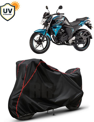 RRZ Waterproof Two Wheeler Cover for Yamaha(FZ-S, Black, Red)