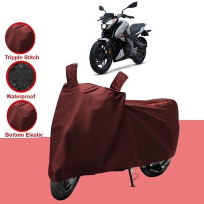 HWSXQAE Two Wheeler Cover for Bajaj(Maroon)