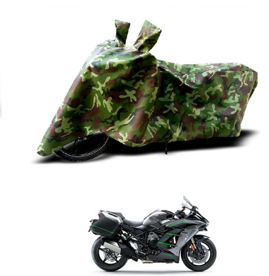 NIRUJI TRADERS Waterproof Two Wheeler Cover for Kawasaki(Ninja H2 SX BS6, Multicolor)