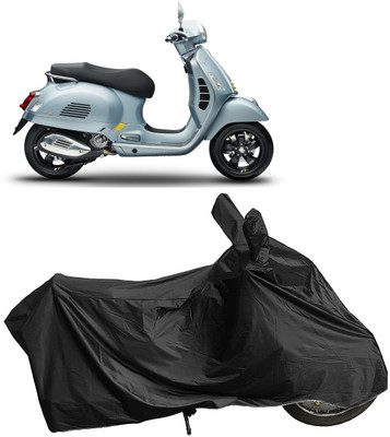 DIGGU Two Wheeler Cover for Vespa(GTS Super 300 BS6, Black)