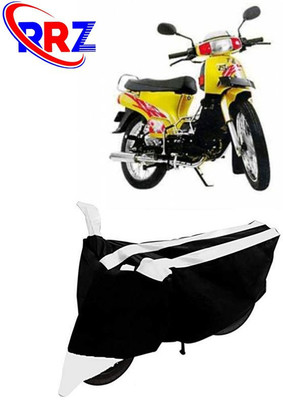 RRZ Waterproof Two Wheeler Cover for Kinetic(K4, Black, White)