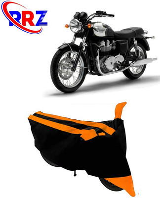 RRZ Waterproof Two Wheeler Cover for Triumph(Street Twin, Black, Orange)