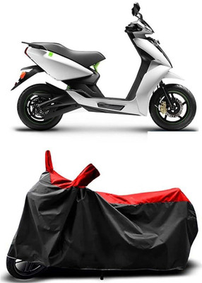 KEDIT Two Wheeler Cover for Ather(450 X, Red, Black)