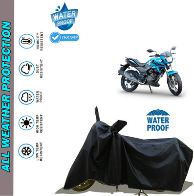 AutoGalaxy Waterproof Two Wheeler Cover for Hero(Xtreme 200R, Black)
