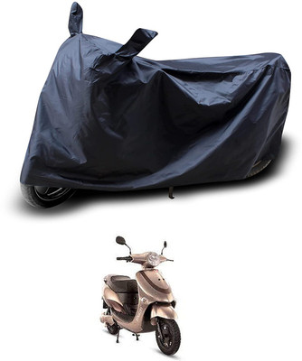 KEDIT Two Wheeler Cover for Hero(Electric, Black)
