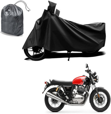 Autoinnovation Waterproof Two Wheeler Cover for Royal Enfield(Interceptor 650, Black)