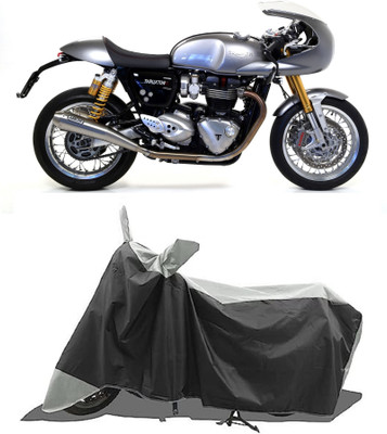 GROFATIK Two Wheeler Cover for Triumph(Thruxton 1200 R, Grey)