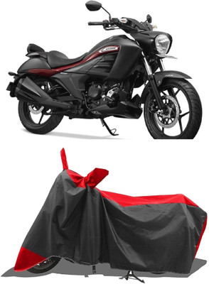 GROFATIK Two Wheeler Cover for Suzuki(Intruder 250 BS6, Red)