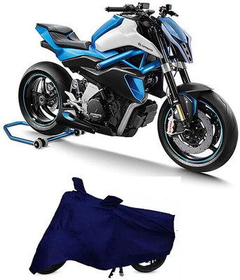 Mdstar Waterproof Two Wheeler Cover for Bajaj(Avenger 220 Cruise, Blue)