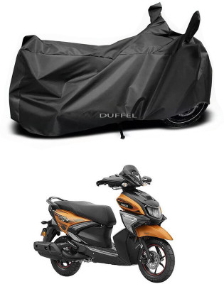 Duffel Two Wheeler Cover for Yamaha(Ray-ZR 125FI BS6, Black)
