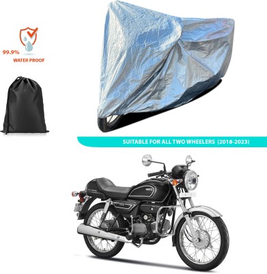 PAGORA Waterproof Two Wheeler Cover for Hero(Splendor Pro Classic, Silver)