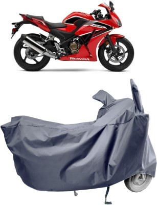 Amexride Two Wheeler Cover for Honda(CBR300R BS6, Grey)