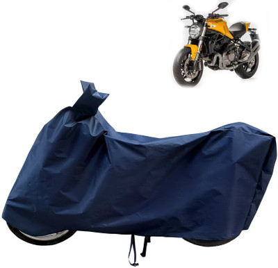 Horseyaart Waterproof Two Wheeler Cover for Ducati(Monster 82, Blue)