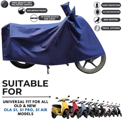 MADAFIYA Two Wheeler Cover for Ola(Electric Scooter, Blue)