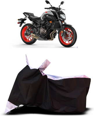 VESMEI Two Wheeler Cover for Yamaha(MT 07 BS6, White)