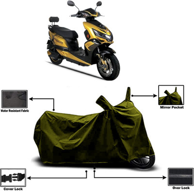 Amexride Two Wheeler Cover for Okinawa(Praise, Green)